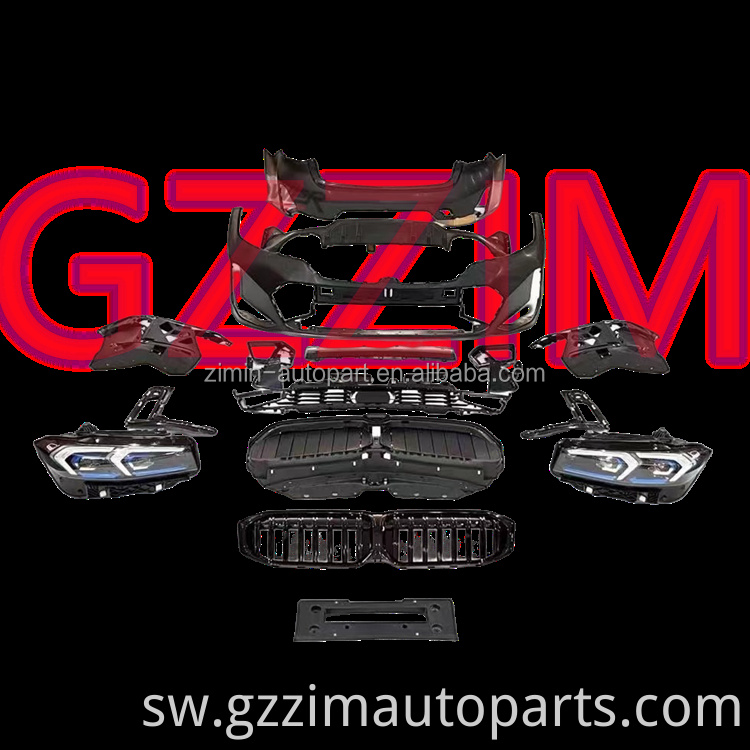 car accessories upgrade facelift grille head lamp tail lamp bodykit for 3S G20  upgrade to 2023 year G20 LCI